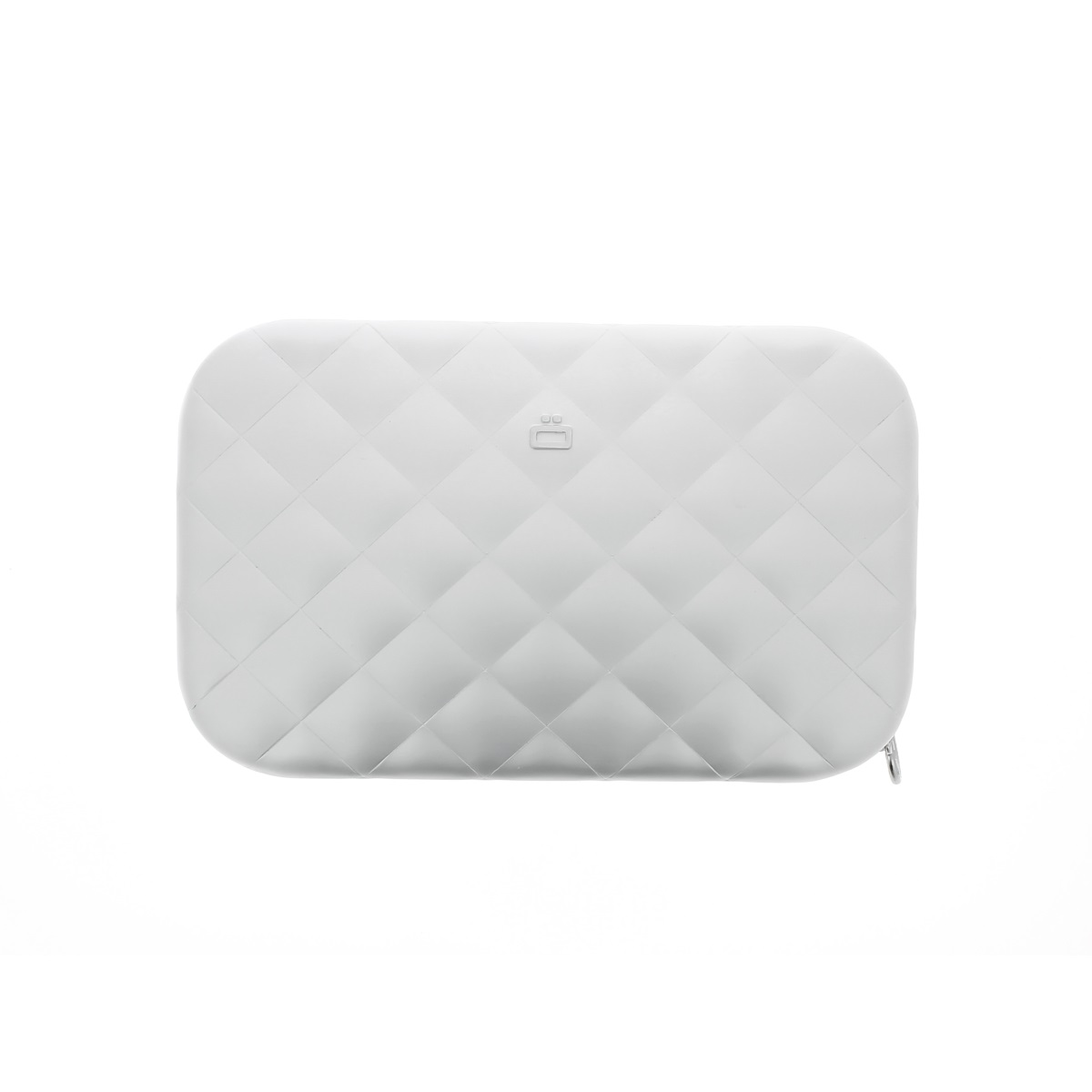 OGON Aluminum Clutch Quilted Lady Bag - Silver